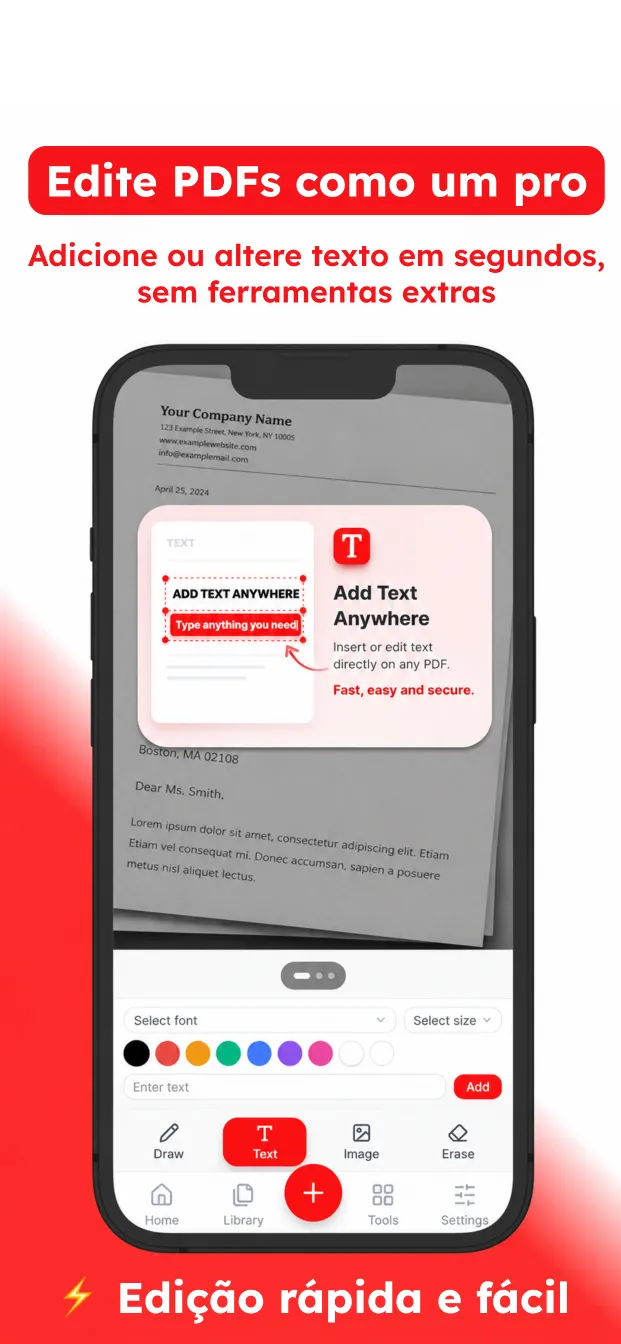 Editar PDFs: adicione ou altere texto em qualquer página